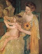 Mary Cassatt, Mother and  son